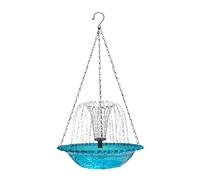 Solar Bird Bath,Hangable Shower Bowl - Solar Powered Bird Bath Fountain with Water Pump - for Outdoor Patio Garden Balcony Yard Lawn