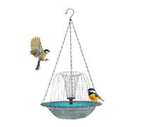 Solar Bird Baths,Hangable Water Bowl | Solar Fountain for Bird Baths with Water Pump | for Outdoors Patio Garden Balcony Yard Lawns