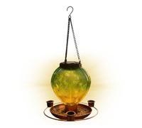 Solar Bird Feeder - Hot Air Balloon Design | Hanging Food Holder