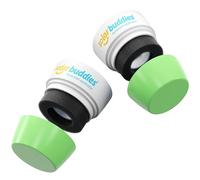 Solar Buddies Testine Duo di Ricambio con Coperchi Verdi - Compatibili con l'applicatore solare ricaricabile per bambini - 100ml/3,4 fl oz (NON è un'unità completa)