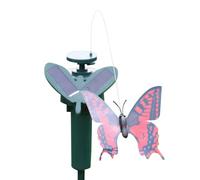 Solar Butterfly, Decorative Pathway Stake Light, Realistic Led Garden Ornament, Energy-Saving Outdoor Accent, Landscaping Décor for Balcony Walkway Porch Yard, 4.92x3.23 Inches