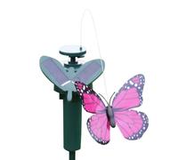 Solar Butterfly, Pathway Decorative Stake Light, Realistic Energy-Saving Garden Ornament, 3.23x3.23 inches, Outdoor Accent For Porch, Driveway, Landscaping, Balcony, Walkway