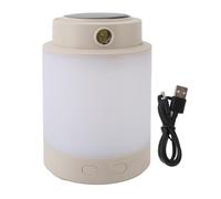 Solar Camping Lantern with Detachable Headlamp | 300LM Brightness for Electricity Outages/Hiking/Emergency | 2400mAh Rechargeable Battery, 4H Runtime, Water Withstanding