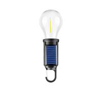 Solar Camping Lights, Portable Waterproof Solar Lantern With Hook, Electric Camping Lanterns For Hiking, Fishing, Backpacking, Durable Outdoor Lighting For Adventures
