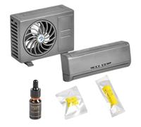 Solar Car Air Freshener - AC Style Aromatherapy Diffuser Vent Clip System