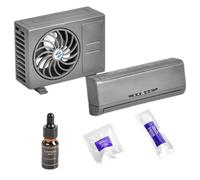 Solar Car Air Freshener - AC Style Aromatherapy Diffuser Vent Clip System