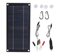 Solar Car Battery Charger - Waterproof 12V/24V Solar Battery Maintainer, Plug and Play Trickle Charging Kit, Functional Solars Panel Tool for RV, Tractor, Snowmobile, Marine Vehicles, Outdoor