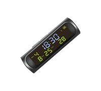 Solar Car Clock Automatic Solar Clock with Week Month Calendar Time Temperature Display Car Fully A