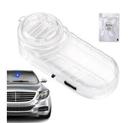 Solar Car Fake Alarm Light - LED Security Warning Light | Aromatherapy | Solar-Powered & Wire-Free Paste Mount, Integrated Fragrance Diffuser, Flashing Strobe LED , 2.64x1.06 Inch Compact