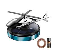 Solar Car Fragrance, Helicopter Scent Diffuser, Rotating Scent Propeller, Long Lasting Fragrance Clip, Auto Vent Perfume Accessory, Natural Oil Air Vent Decor Car Interior Smell Upgrade 10.5x8.5x6cm