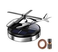Solar Car Fragrance, Helicopter Scent Diffuser, Rotating Scent Propeller, Long Lasting Fragrance Clip, Auto Vent Perfume Accessory, Natural Oil Air Vent Decor Car Interior Smell Upgrade 10.5x8.5x6cm