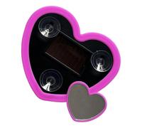 Solar Car Heart Lamp, Suction Cup LED Interior Light, Heart-Shaped Build with Solar Charging, Professional Automotive Ambient System, Vehicle Accessory with Romantic Style, Tool for Commuting and Part