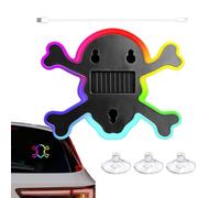 Solar Car Light Suction Cup - Colorful Skeleton Ambient Lamp