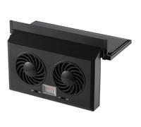 Solar Car Window Fan, Double-Head Vehicle Cooling Fan, Portable Auto