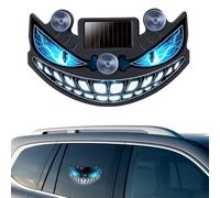 Solar Car Window Lights | Rechargeable Dynamic Lighting Eye Decor | Window