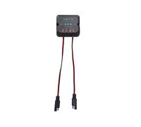 Solar Charge Controller 10A 12V, Waterproof Portable Intelligent Solar Panel Controller for AGM, Gel & Lithium Batteries