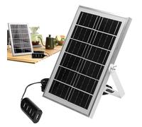 Solar Charger | Efficient Solar Panel Charger | Flexible 4 USB Ports Camping Accessories For Devices Monitor Security Camera Outdoor Phone Supply Fans