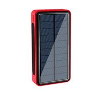 Solar Charger for Cell Phone, Portable Solar-Operated Phones Charger, 20000mAh Waterproof Battery, Supports 4 Electronics, Ideal for Picnic, Hiking, Camping, and Commuting