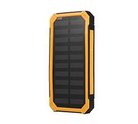 Solar Charger Power Bank 20000Mah, Fornisce Doppie Porte e Torcia USB, Banco di Batterie Ricaricabili per Caricatore Wireless Portatile per, Fotocamera e Altri Prodotti Digitali (YELLOW)