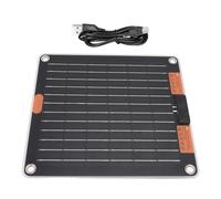 Solar Charger Power Bank, Fast Charging 30W Battery Pack, Double USB Output Portable Backup, Solar Panel System, Ideal for Camping Hiking Travel Emergencies Use, 1.06x0.98x0.12in