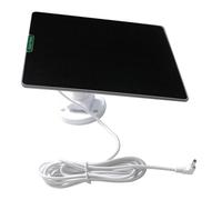 Solar Charger, Power Generator, 7.76x6.57x0.39 inches 50W Waterproof Energy Saving External Battery Pack, Solar Charging Panel for Garden Commercial Backup, Security Camera