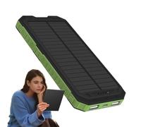 Solar Charger Protective Cover, Lightweight Shell, Built-In Compass Light, 14.9x7.9x1.7cm, for Outdoor Camping, Hiking, Backpacking, and Travel Adventures Compact Design