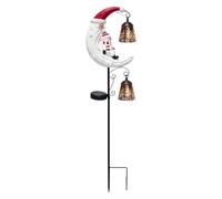 Solar Christmas Outdoor Lights - Seasonal Light-Up Character Stakes, Auto-O