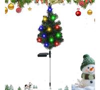 Solar Christmas Tree Light | Treee Lights with Stake Landscape | Outdoor Christmass Decorations Garden Lighting for Patio Lawn Path Driveway Sidewalk Parcheggio Campeggio