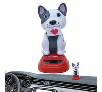 Solar Dancing Animal - Cute Car Dashboard Toy, Miniature Cartoon Figure | ABS Sun Powered , Swinging Animal Ornament, Home Office Car Desk Decoration Gift Desktop Collectible
