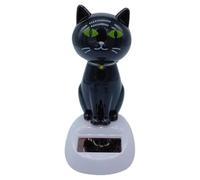 Solar Dancing Cat - Swinging Cat Dashboard | Solar Cats Toy | Light Power Supplied Cute Cats Dashboard Ornaments Decor For Kids, Boys, Girls, Children, Women, Men