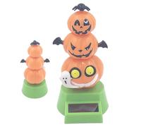 Solar Dancing Dolls, Pumpkin Powered Dancing Figure 2.36x2.05x4.33 inches, Spooky Wobble Toy Dashboard Decor, Halloween Car Interior Ornament Party Favor for Kids Adults Family Friends