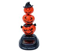 Solar Dancing Figurine - Cute Halloween Ghost Dashboard Ornament | Powered