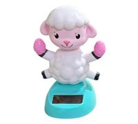 Solar Dancing Figurines - Cute Sheep Collectible, Shaking Desk Decor