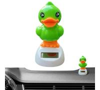 Solar Dancing Figurines Small Duck Shape Vehicle Interior Decorations