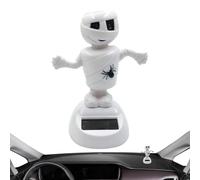 Solar Dancing Figurines | Swinging Halloween Dashboard Ornament |