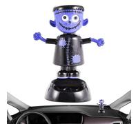 Solar Dancing Figurines | Swinging Halloween Dashboard Ornament |