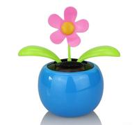 Solar Dancing Flower Bobble Heads Fun 4 pezzi Set per la decorazione di casa e ufficio