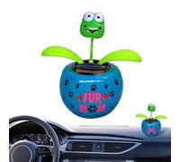 Solar Dancing Flowers | Cute Flower Shaking Head Ornament | Automatic Solarr Powered | Solr , Flower Car Decoration For And Any Plant Lover
