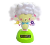 Solar Dancing Toys 10x5cm Sheep Design Shaking Doll Figurine Statue Toy