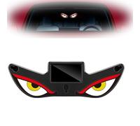 Solar Demon Eye LED Car Window Light, Solar Powered Devil Eyes Sign, Dynamic Warning Light, Window LED Devil Eyes for Cars Trucks SUVs (A)