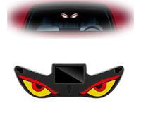 Solar Demon Eye LED Car Window Light, Solar Powered Devil Eyes Sign, Dynamic Warning Light, Window LED Devil Eyes for Cars Trucks SUVs (D)