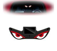 Solar Demon Eye LED Car Window Light, Solar Powered Devil Eyes Sign, Dynamic Warning Light, Window LED Devil Eyes for Cars Trucks SUVs (B)