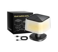 Solar Desk Lamp | 3 Brightness Levels Telescopic Lantern | Rechargeable Night Light | For Backyard Lawn Balcony Porch Camping Home Kitchen Nightstand Counter Outdoor Patio Garden