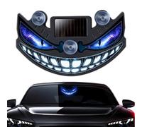Solar Devil Eyes Car Light | Dynamic LED Warning Signal | 5 Light Modes