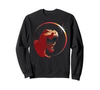 Solar Eclipse Maglietta Dinosaur Total Eclipse T Rex 2026 Felpa