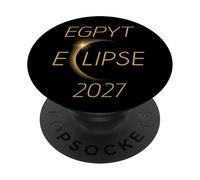 Solar Eclipse Shirt Egpyt Total Solar Eclipse August 2027 PopSockets PopGrip Adesivo