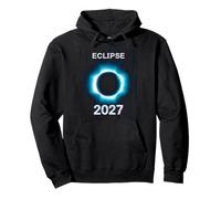 Solar Eclipse Shirt Glitch Total Solar Eclipse August 2027 Felpa con Cappuccio