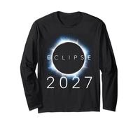 Solar Eclipse Shirt Total Solar Eclipse August 2027 Totality Maglia a Manica