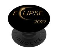 Solar Eclipse Shirt Total Solar Eclipse August 2027 Totality PopSockets PopGrip Adesivo