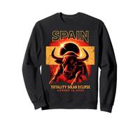 Solar Eclipse Spagna 2026 Maglia Spagna Spagna Bull Felpa